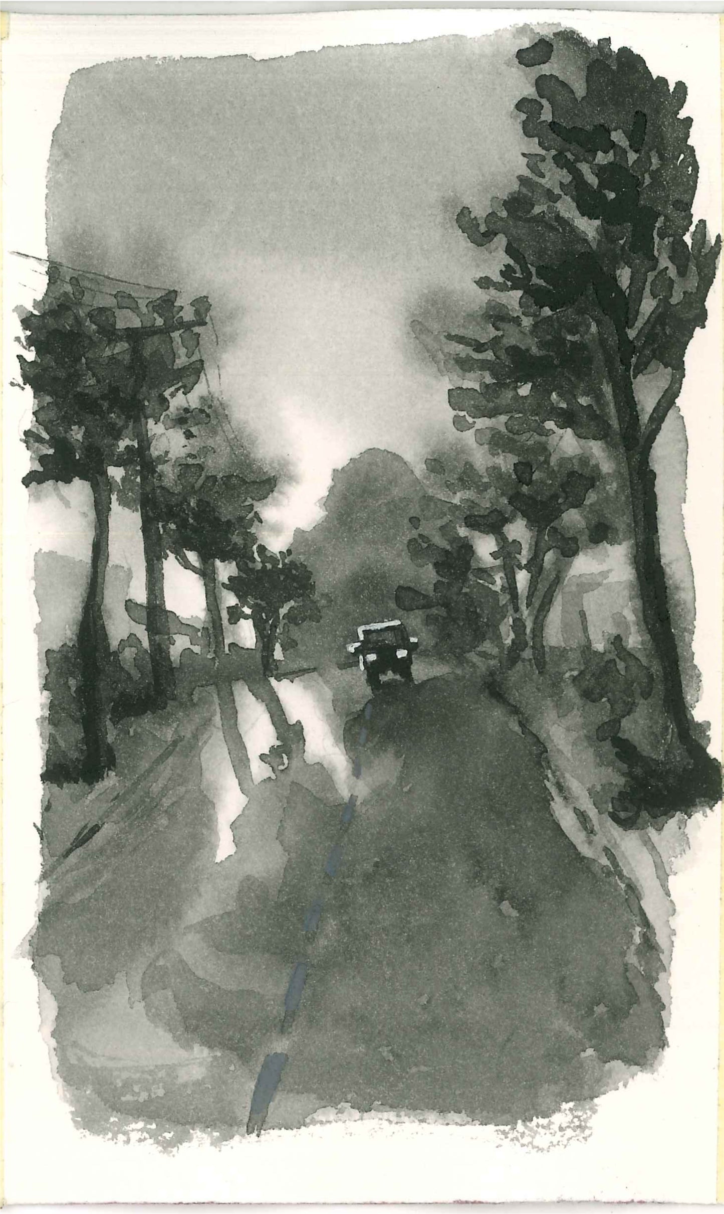 Black and White - Road1